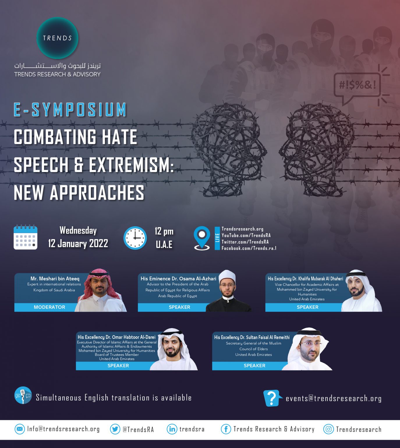 Combating Hate Speech & Extremism: New Approaches