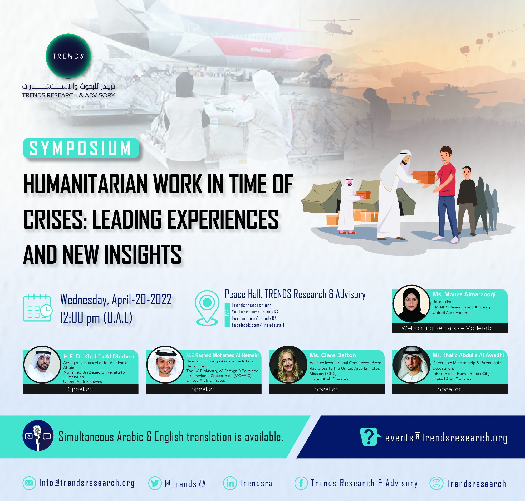 Humanitarian Work in Time of Crises: Leading Experiences and New Insights