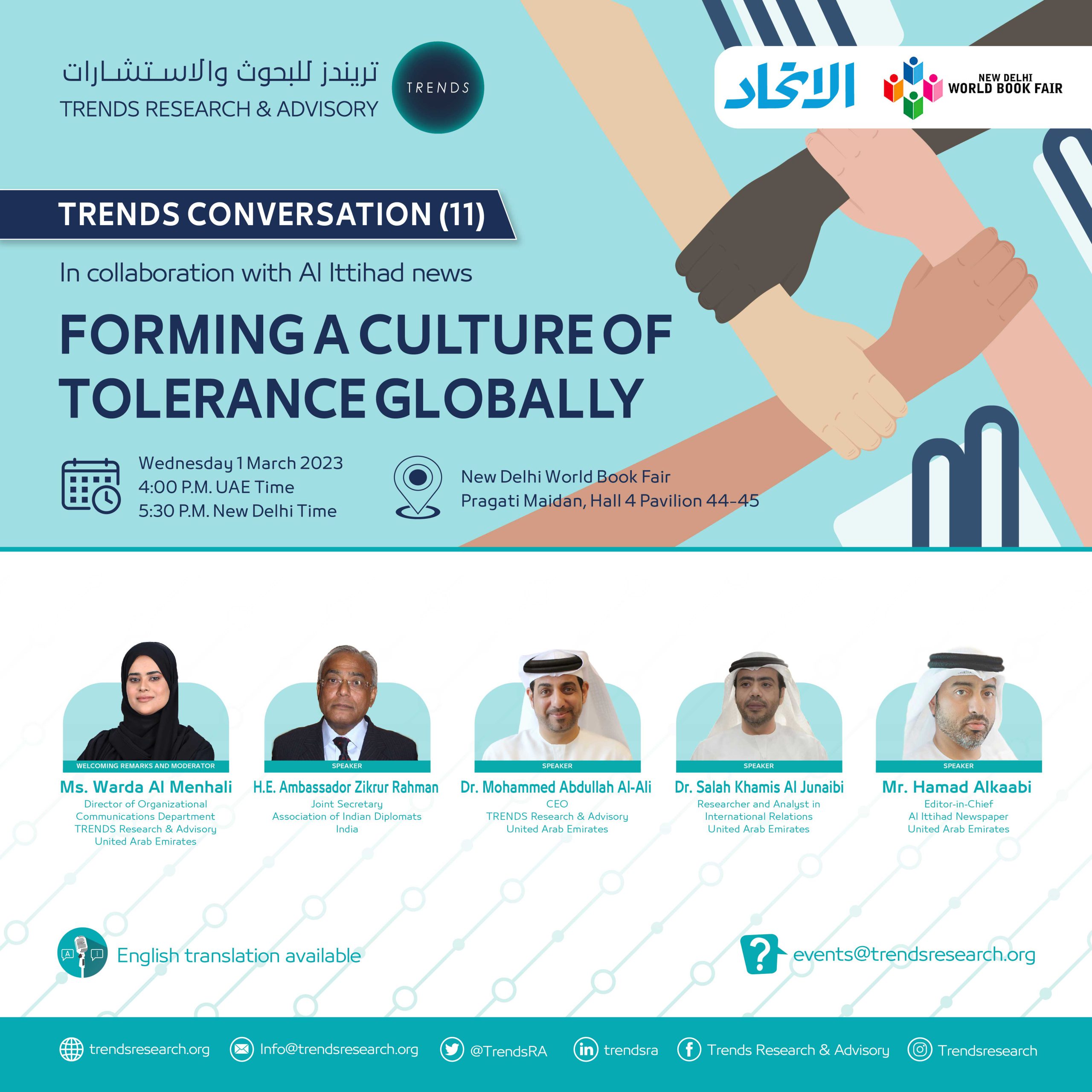 Forming a Culture Of Tolerance Globally