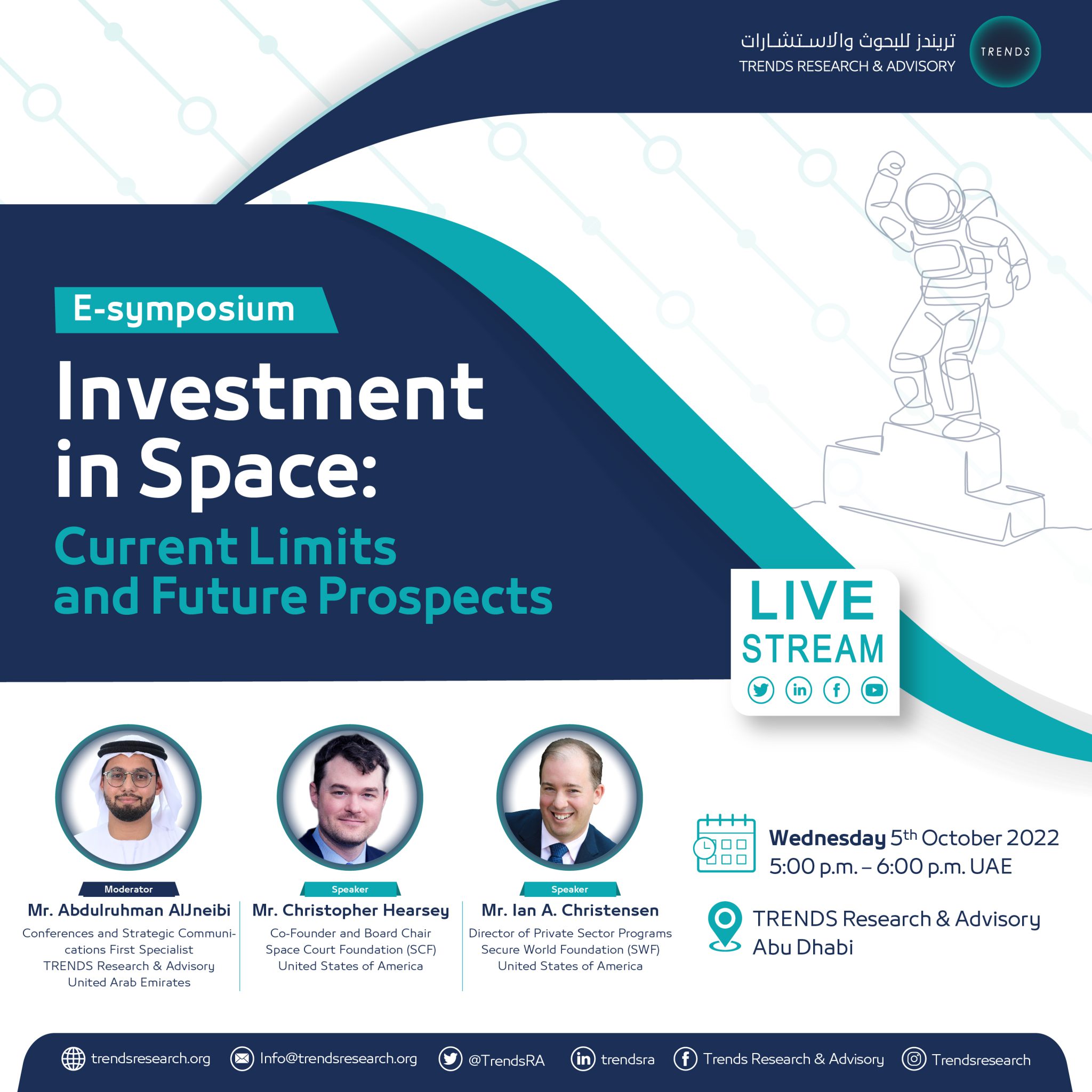 Investment in Space: Current Limits and Future Prospects