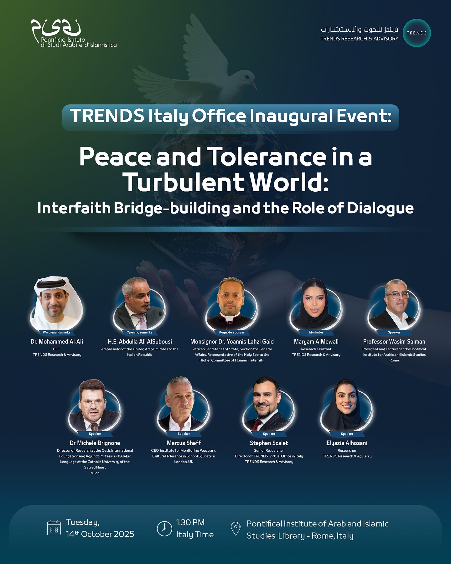 Peace and Tolerance in a Turbulent World: Interfaith Bridge-building and the Role of Dialogue