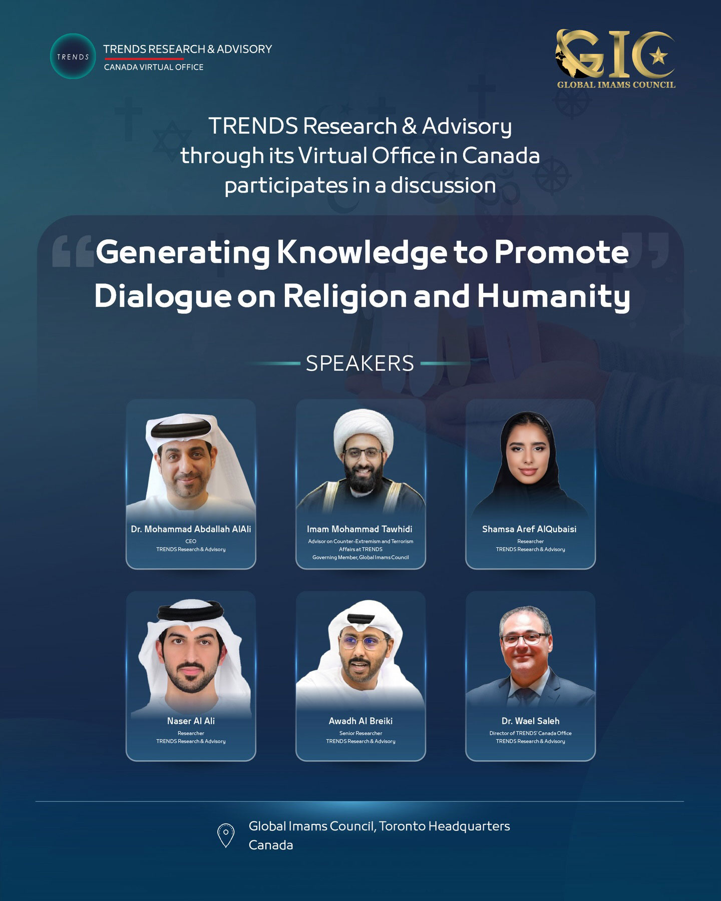 Generating Knowledge to Promote Dialogue on Religion and Humanity
